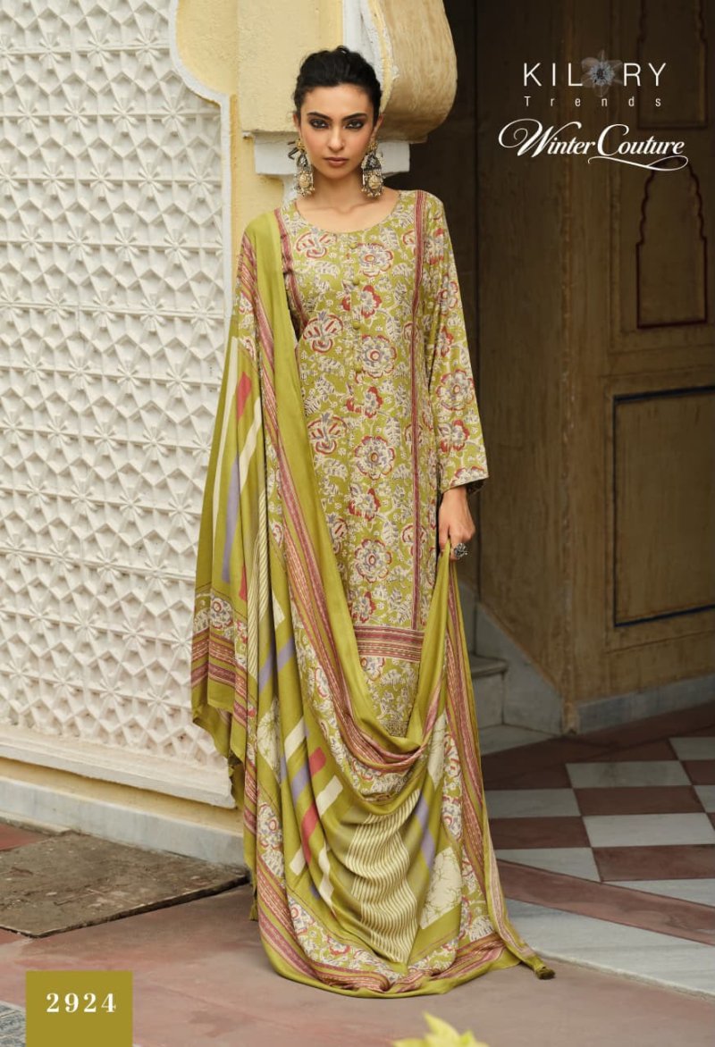 Winter Couture By Kilory Viscose Pashmina Dress Material